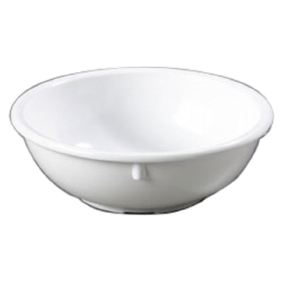 Carlisle KL10802 14 Oz Nappie Bowl Melamine White Rolled Edge
