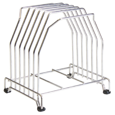 Carlisle KLRST 10-11/16 Inch Cutting Board Storage Stand Stainless Steel with Non-Slip Feet