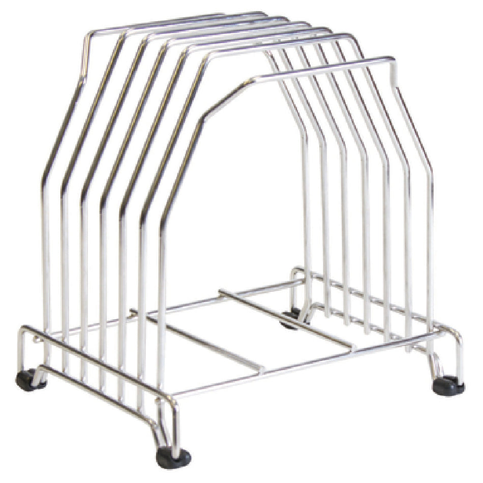 Carlisle KLRST 10-11/16 Inch Cutting Board Storage Stand Stainless Steel with Non-Slip Feet