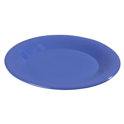 Carlisle 3301214 9 Inch Diameter Dinner Plate Melamine Break Resistant Ocean Blue