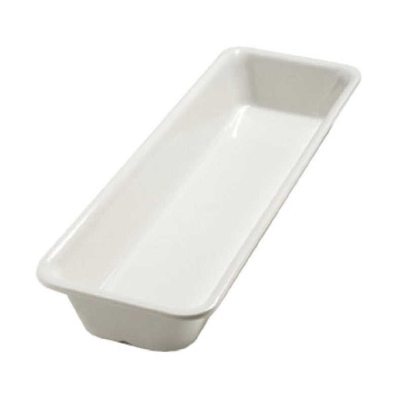 Carlisle 5552837 20-7/8 Inch Half Long Displayware Pan Melamine Stain Resistant