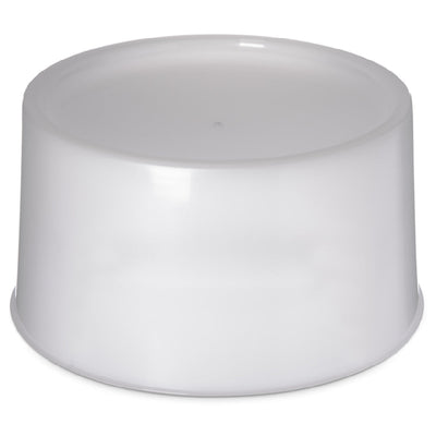 Carlisle 221102 12 Inch Base for 3 and 5 Gallon Beverage Bowls Polyethylene White