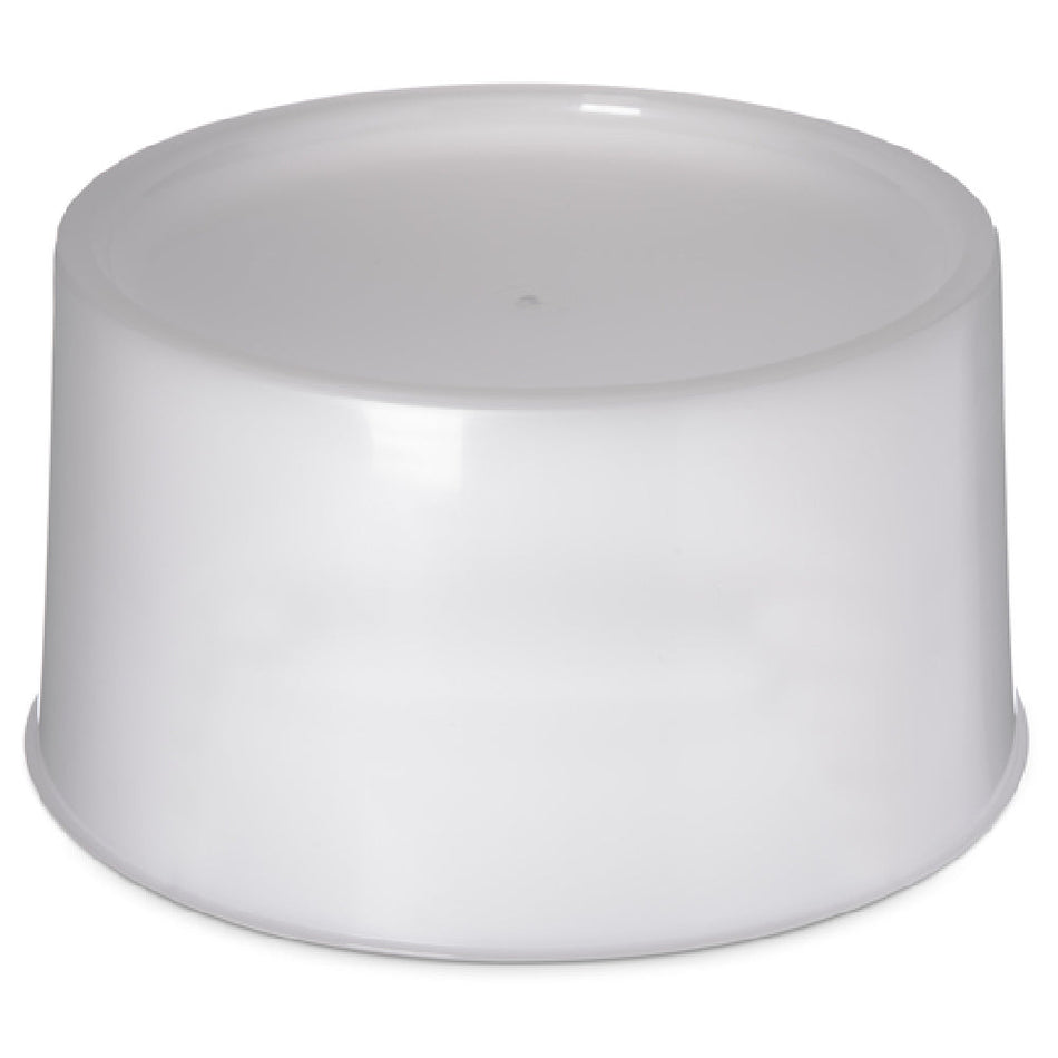 Carlisle 221102 12 Inch Base for 3 and 5 Gallon Beverage Bowls Polyethylene White