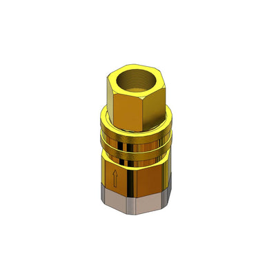 T&S Brass AG-5E Gas Connector w/ Quick Disconnect - 1"