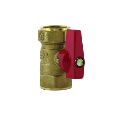 T&S Brass AG-7C Gas Appliance Connector w/ Ball Valve - 1/2"