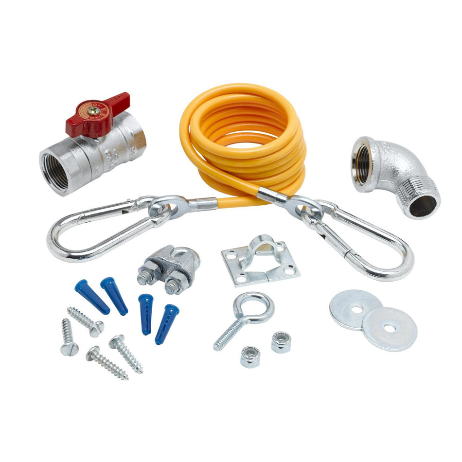 T&S AG-KE Restraining Cable Kit w/ Mounting Hardware - 1" NPT