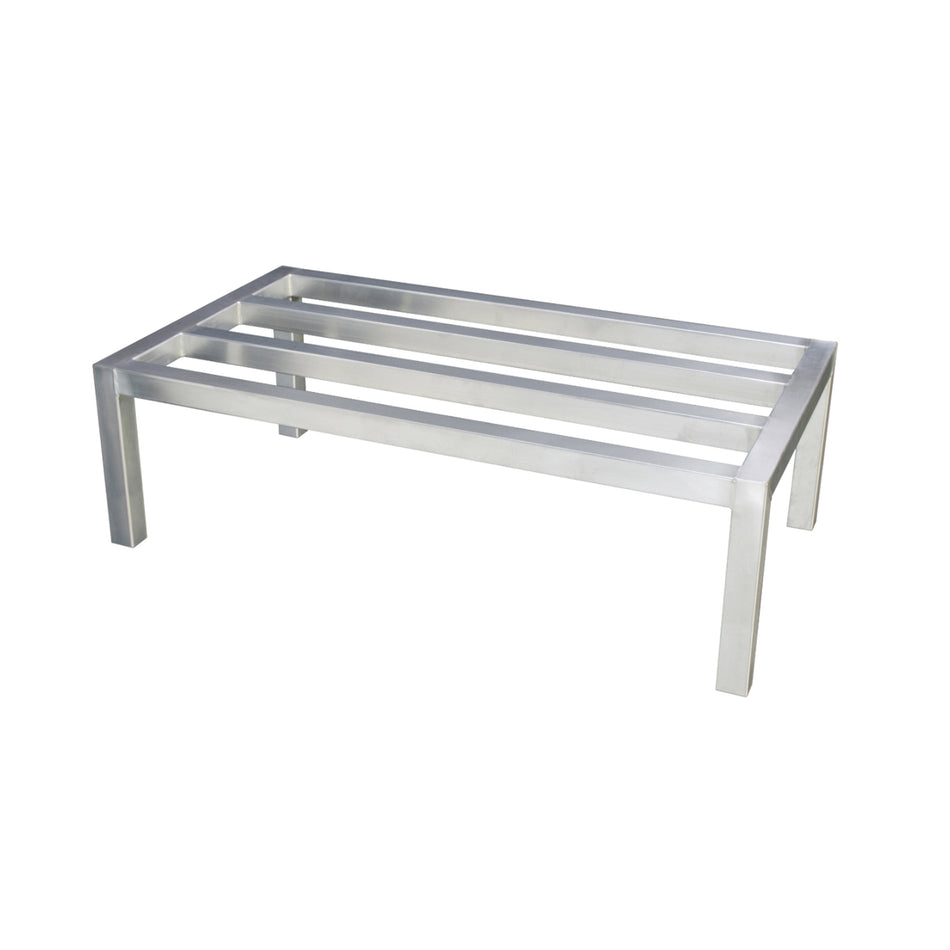 20" x 48" x 8", Heavy-Duty Dunnage Rack, Aluminum Welded Square Tubes, Load Capacity up to 1,500 lbs., NSF
