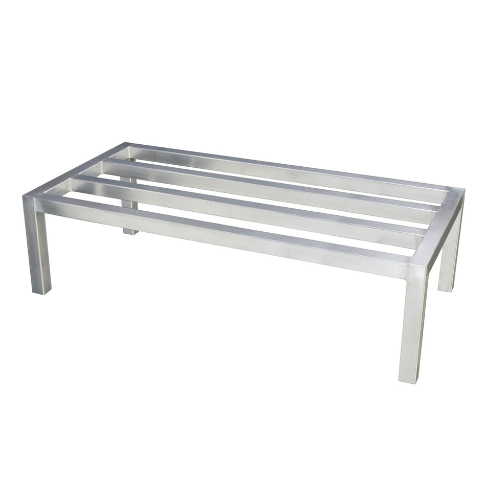 20" x 48" x 12", Heavy-Duty Dunnage Rack, Aluminum Welded Square Tubes, Load Capacity up to 1,800 lbs., NSF