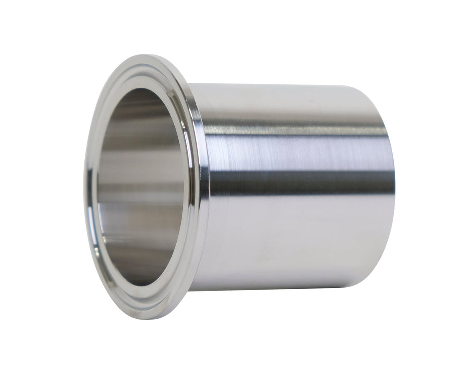 2.5" Automatic Weld Ferrule - 3A Polish - 32Ra Id/Od (TL14AM7)  - T316L Stainless Steel - Wayland Industries - W6TL14AM7-25