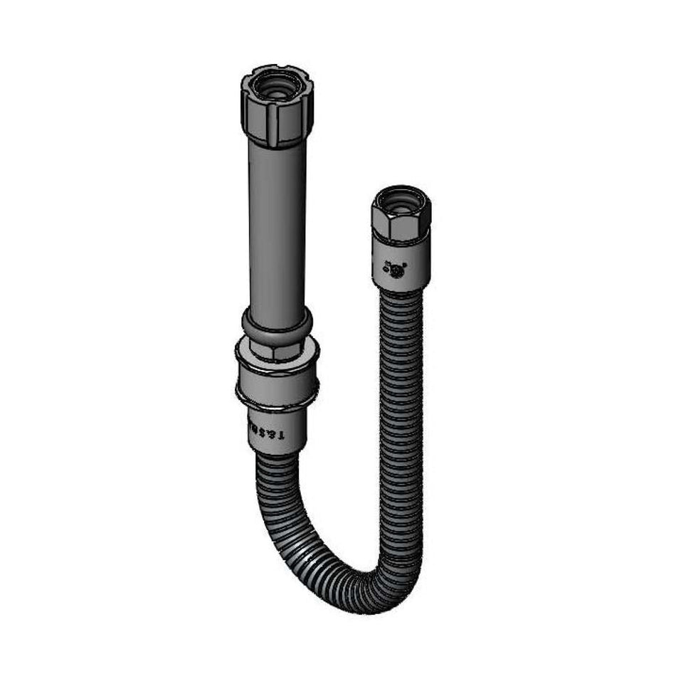 20" Flexible S'Steel Hose w/ Gray Handle & Pre-Rinse Swivel 018200-40
