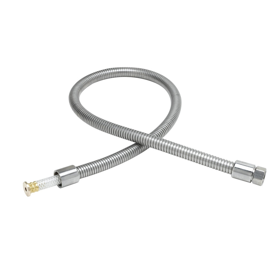 T&S B-0024-H2A Hose, Flexible, Less Handle, Stainless Steel, 24"L