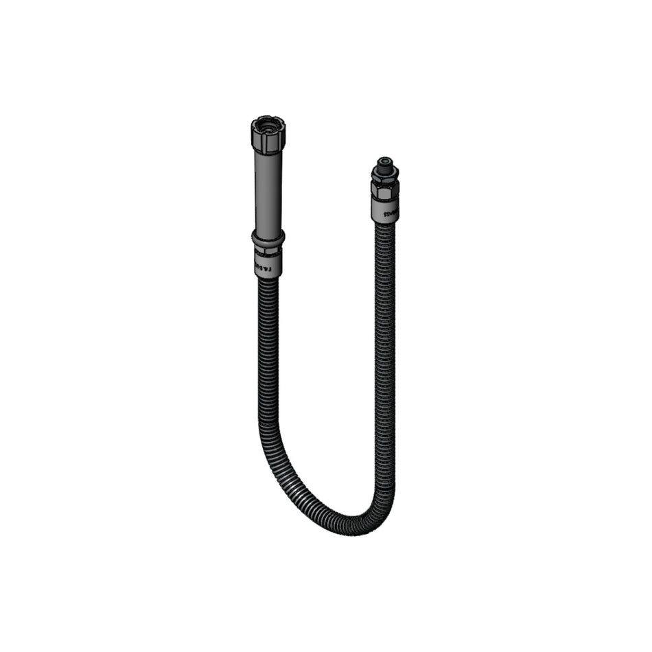 T&S Brass B-0036-HF Flexible SS Hose - 36" w/ Fisher Adapter