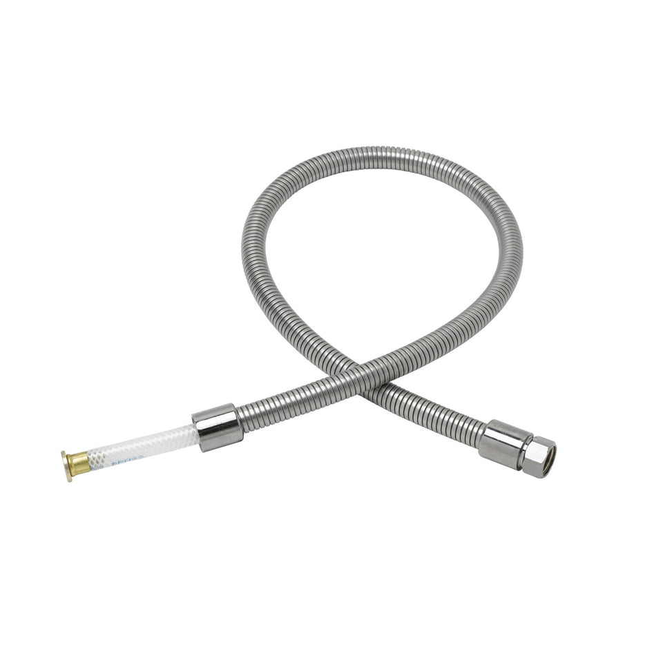 T&S B-0044-H2A 44" Flexible Hose without Handle, Stainless Steel