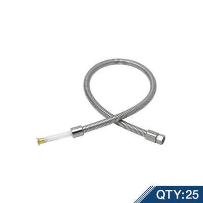 T&S Brass B-0044-H2AML Flexible SS Hose Master Pack (25) - 44" Less Handle