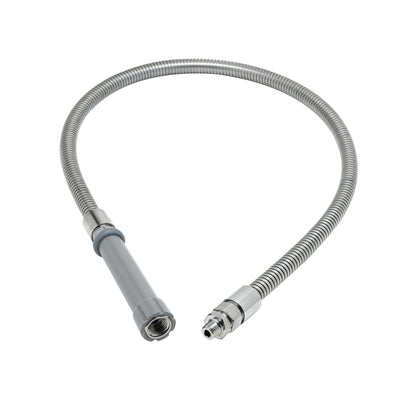 T&S Brass B-0044-HF Flexible SS Hose - 44" w/ Fisher Adapter