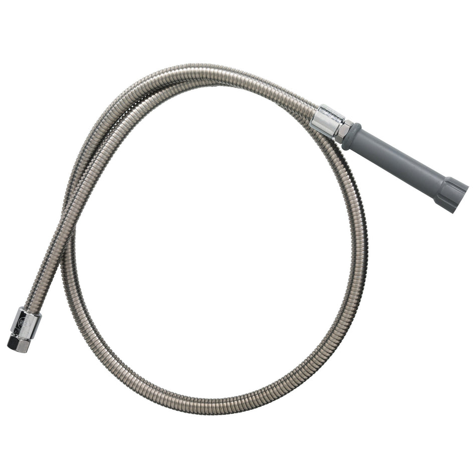 T&S B-0068-H Hose, 68 in, Flexible SS, For Prerinse Over Head Swivel Goosenecks