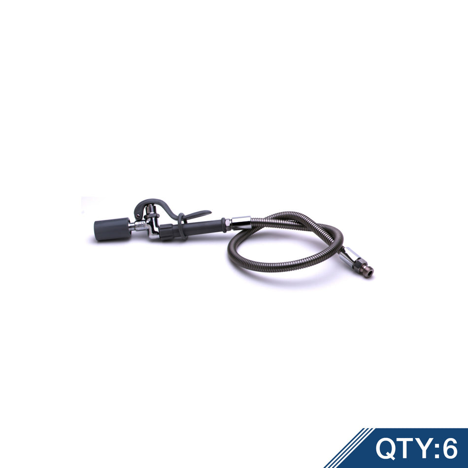 T&S Brass B-0100-CM Low-Flow Spray & 44" Hose Master Pack (6)