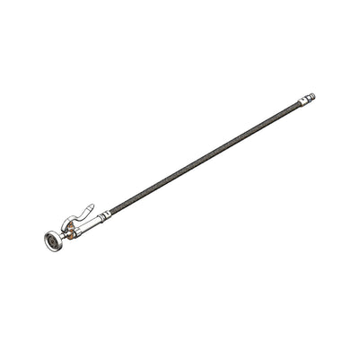 T&S Brass B-0100-UNIV Pre-Rinse Spray Valve - 44" Hose & Universal Kit