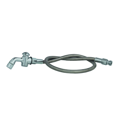 T&S Brass B-0101-A68 Push-Button Spray - 68" Flex SS Hose