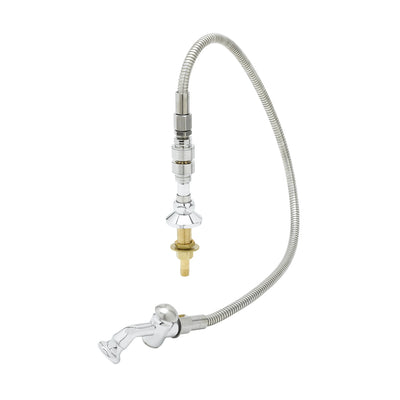 T&S Brass B-0101-B Rosespray Valve - VB & 68" Flex Hose