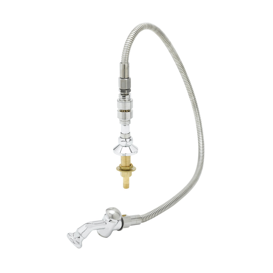 T&S Brass B-0101-B Rosespray Valve - VB & 68" Flex Hose