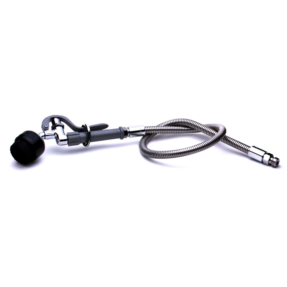 T&S B-0106 Pre-Rinse Brush Spray Unit w/ Auto-Shut Off & 3 ft Flexible Hose