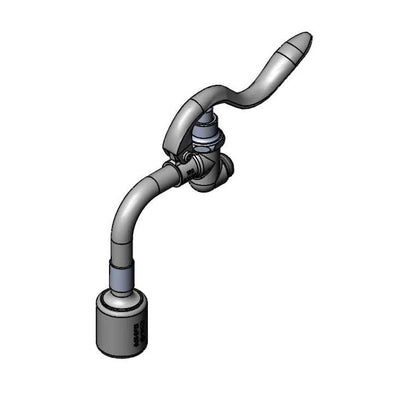 T&S Brass B-0107-C90 90-Degree Low-Flow Valve - 0.65 GPM