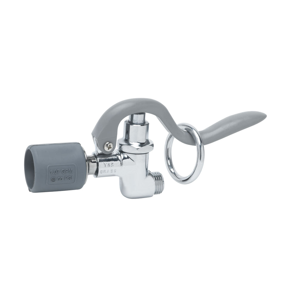 T&S B-0107-J 1.07 GPM Pre-rinse Spray Valve w/ Low-flow Spray Tip, Gray