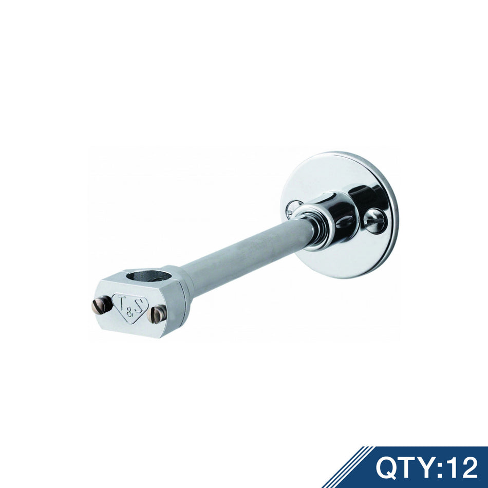 Wall Bracket, 6" Wall Bracket Assembly with Mounting Hardware (Qty. 12)