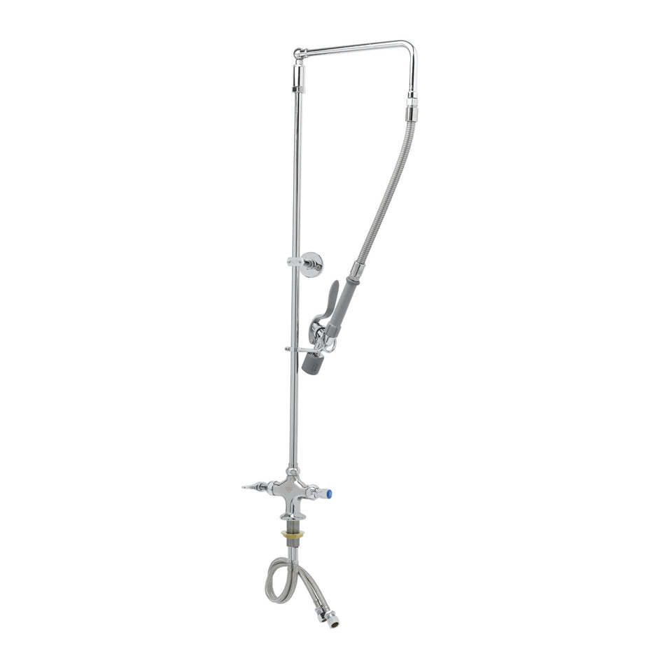 T&S Brass B-0111-BC EasyInstall Pre-Rinse - Swivel Arm & B-0107-C