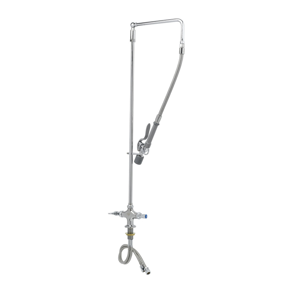 T&S Brass B-0111-C EasyInstall Pre-Rinse - Swivel Arm & Flex Lines