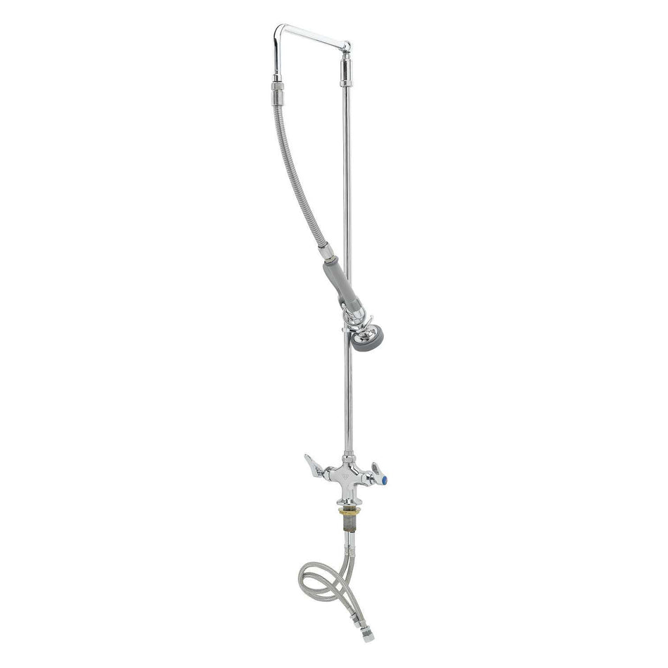 T&S Brass B-0111 EasyInstall Pre-Rinse - Swivel Arm & Flex Lines