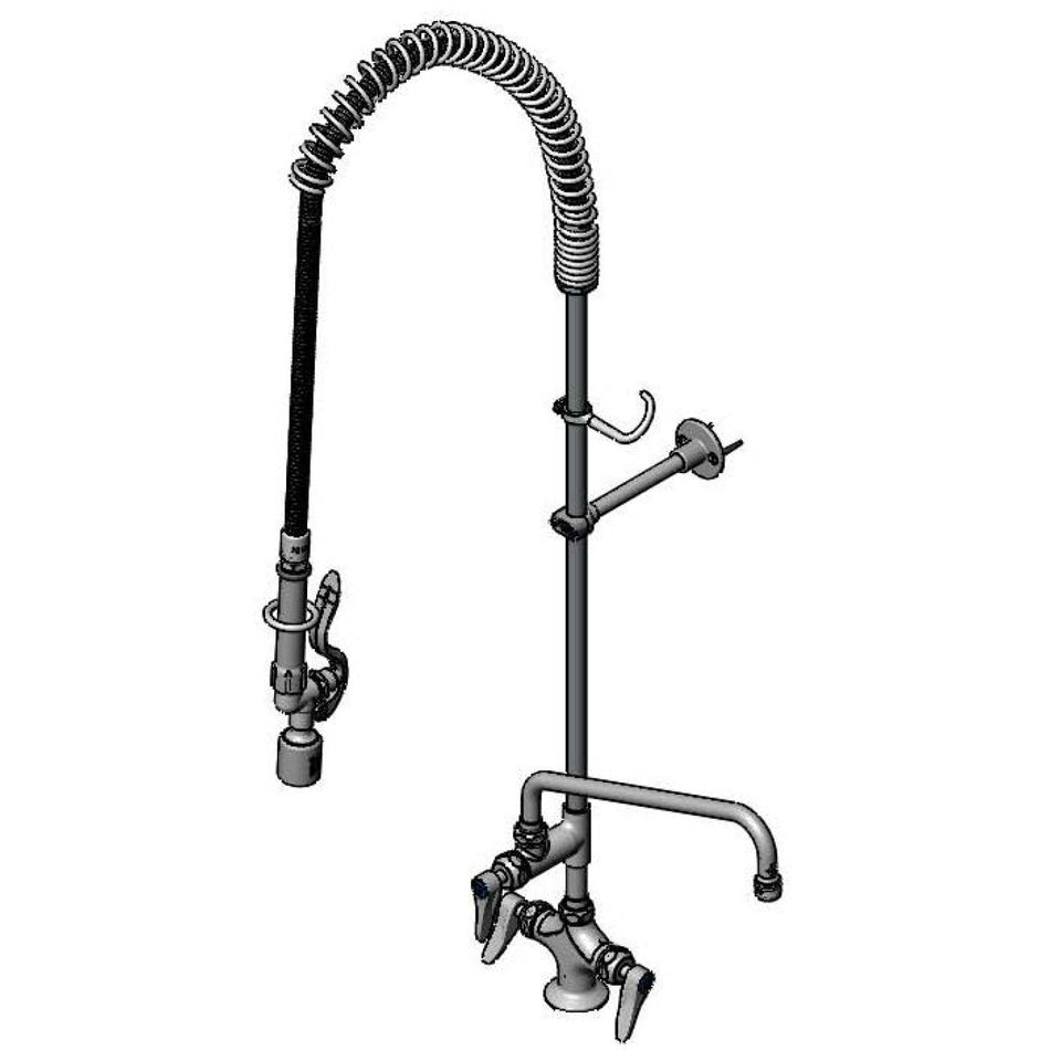 T&S Brass B-0113-12-CR-BC Pre-Rinse Unit - Ceramas & 12" Swivel Nozzle