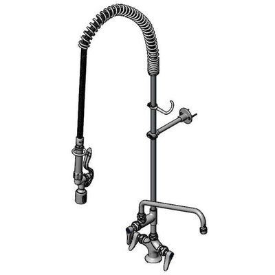 T&S Brass B-0113-12-CRBJ EasyInstall Pre-Rinse - Ceramas & 12" ADF