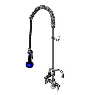 T&S Brass B-0113-A08-08 EasyInstall Pre-Rinse - 8" ADF & JeTSpray Valve