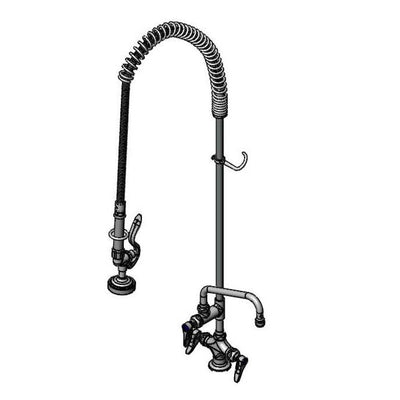 T&S Brass B-0113-ADF08 EasyInstall Pre-Rinse - 8" ADF & 18" Flex Lines