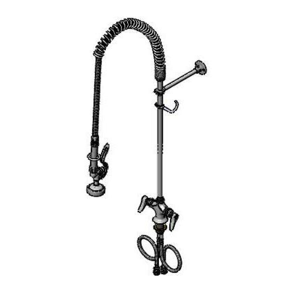 T&S Brass B-0113-B9 EasyInstall Pre-Rinse - 9" Wall Bracket