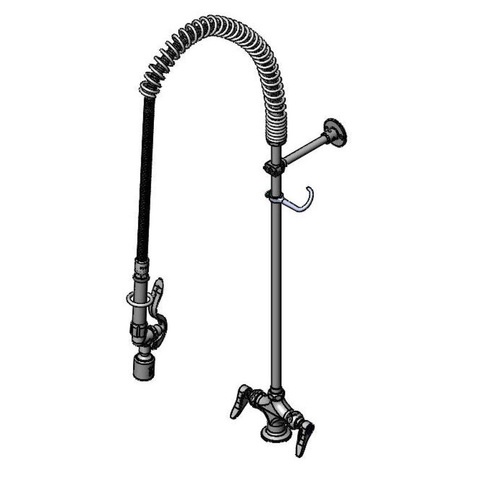 T&S Brass B-0113-BC EasyInstall Pre-Rinse - Low-Flow Valve & Bracket