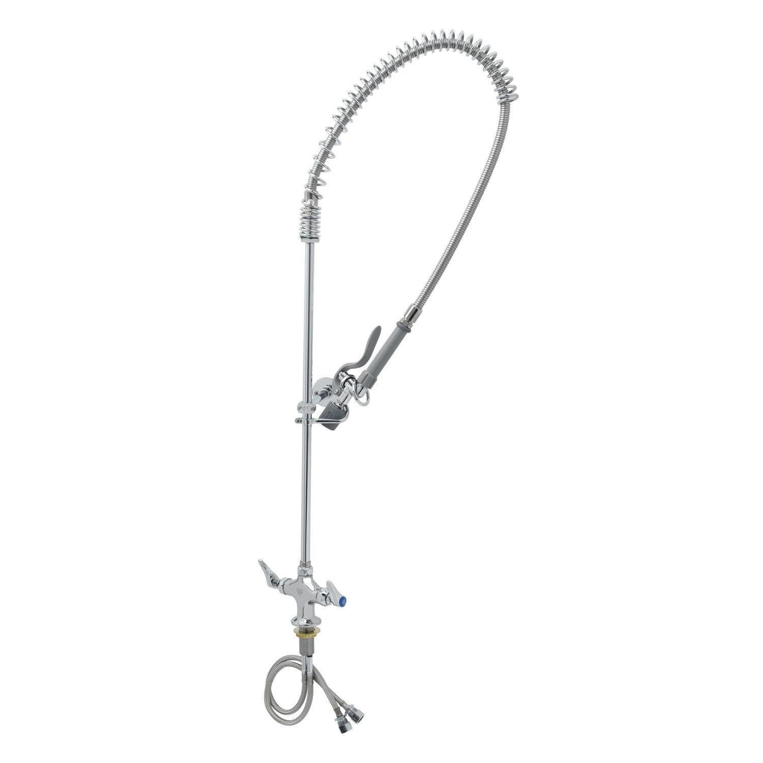 EasyInstall Pre-Rinse, Single Hole Base, Flex Lines, Wall Bracket, Low ...