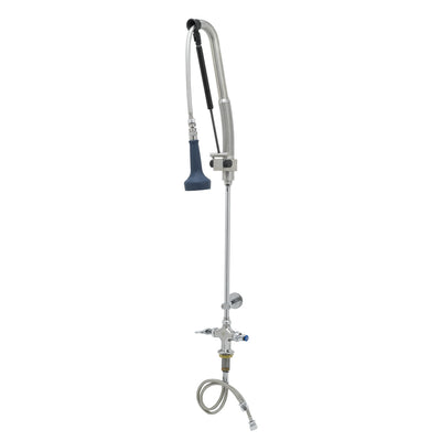 T&S Brass B-0113-CR-B8P Pull-Down Pre-Rinse - Single Hole & Ceramas