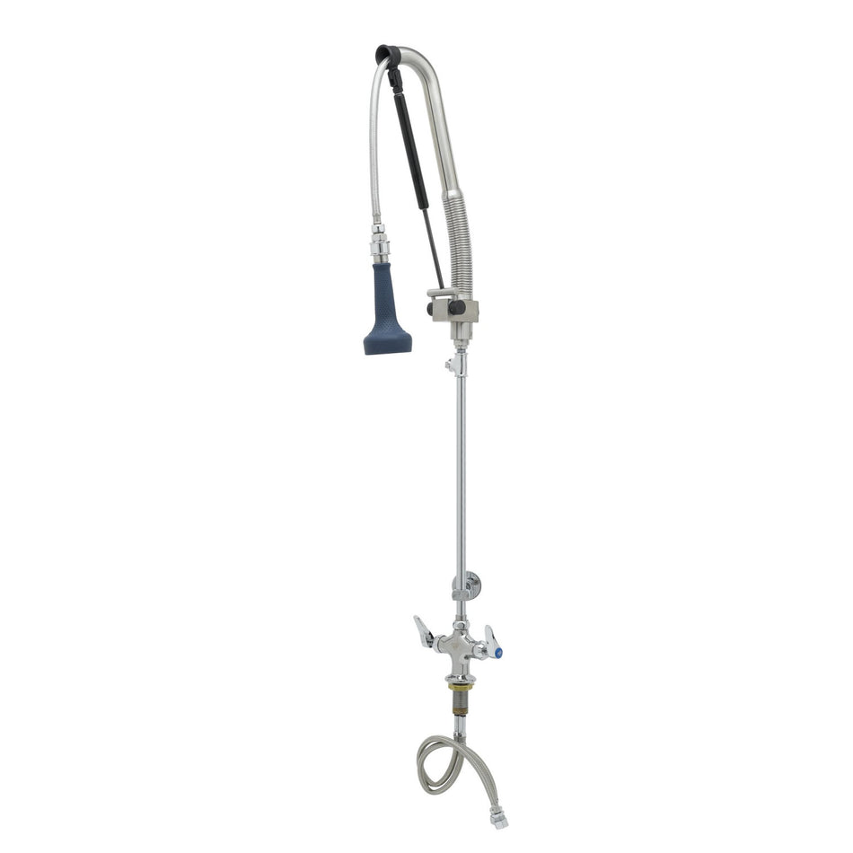 T&S Pull-Down PRU w/ Cerama Cartridges, Lever Handles & Wall Bracket