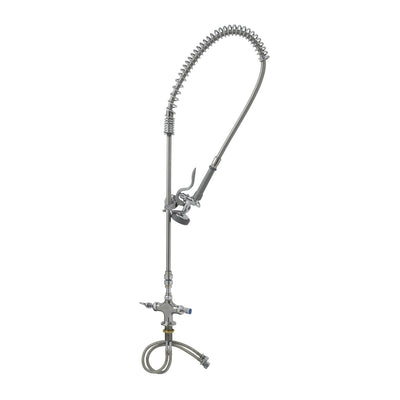 T&S Brass B-0113-CR-V-B EasyInstall Pre-Rinse - Ceramas & VB & 20" Riser