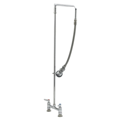 T&S Brass B-0122 Pre-Rinse - Overhead Swivel Arm (8" Deck Mount)