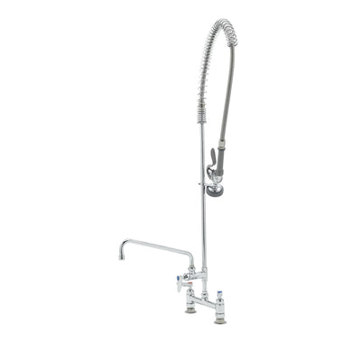 T&S Brass B-0123-12-CR-B EasyInstall Pre-Rinse - 12" Riser & Ceramas