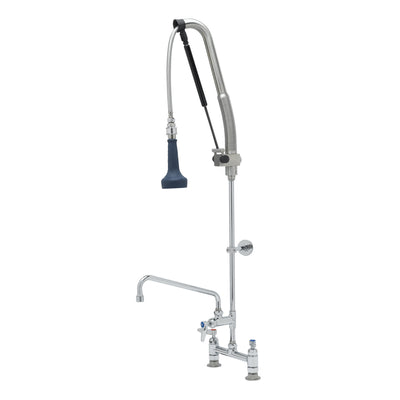 T&S Brass B-0123-12-CRB8P EasyInstall Pull-Down PRU - 12" ADF & Ceramas