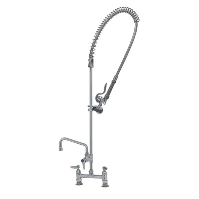 T&S Brass B-0123-ADF08-B EasyInstall Pre-Rinse - 8" ADF & Wall Bracket