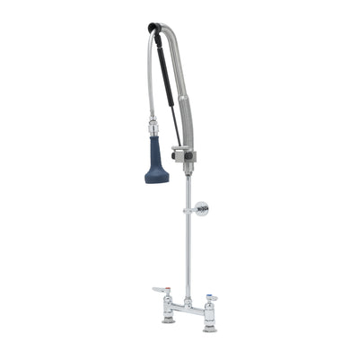 T&S Brass B-0123-CR-B8P Pull-Down Pre-Rinse - Ceramas & Wall Bracket