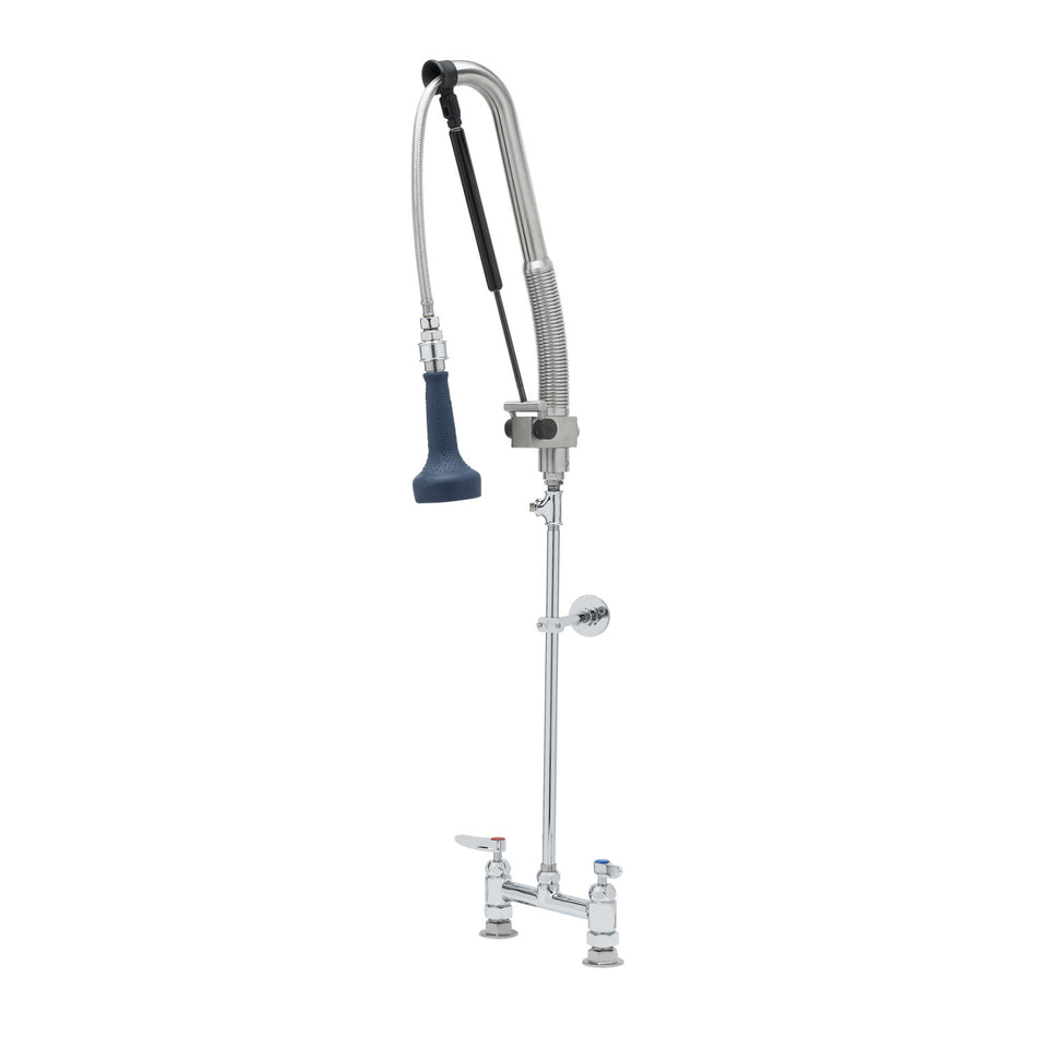 T&S Pull-Down PRU w/ Cerama Cartridges, Lever Handles & Wall Bracket