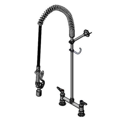 T&S Brass B-0123-CR-BJ EasyInstall Pre-Rinse - Ceramas & B-0107-J & Bracket