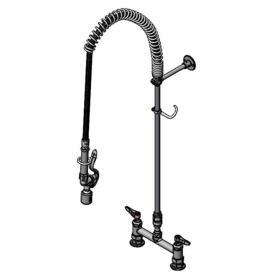 T&S Brass B-0123-V-BC EasyInstall Pre-Rinse - Ceramas & VB & Bracket